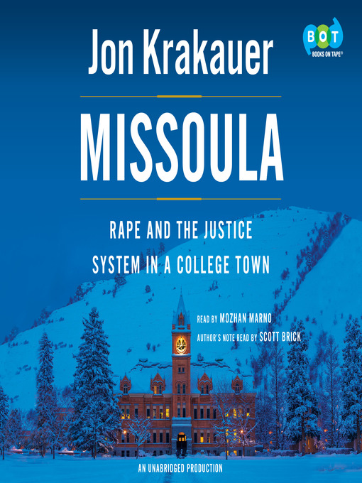 Title details for Missoula by Jon Krakauer - Available